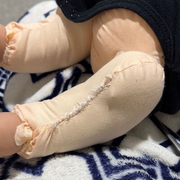 Adorable Baby Doll with Gray Outfit - Picture 8 of 8